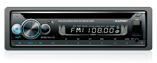 Blaupunkt BEVERLYHILLS150 Single-Din CD Player with Bluetooth