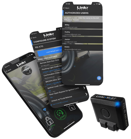 Omega LINKR-MBT Bluetooth Smartphone Vehicle Control