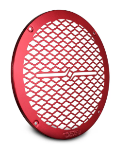 DS18 PRO-GRILL8MS Universal 8" Shallow Metal Speaker Grill Covers -Red or Black