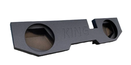 King Boxes AK-DG2-12 Dual 12" Sealed Spray-lined 02-18 Ram Quad Cab Box