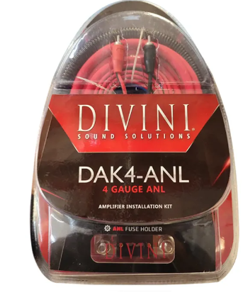 DB Divini DAK4ANL 4 Gauge Amp Kit