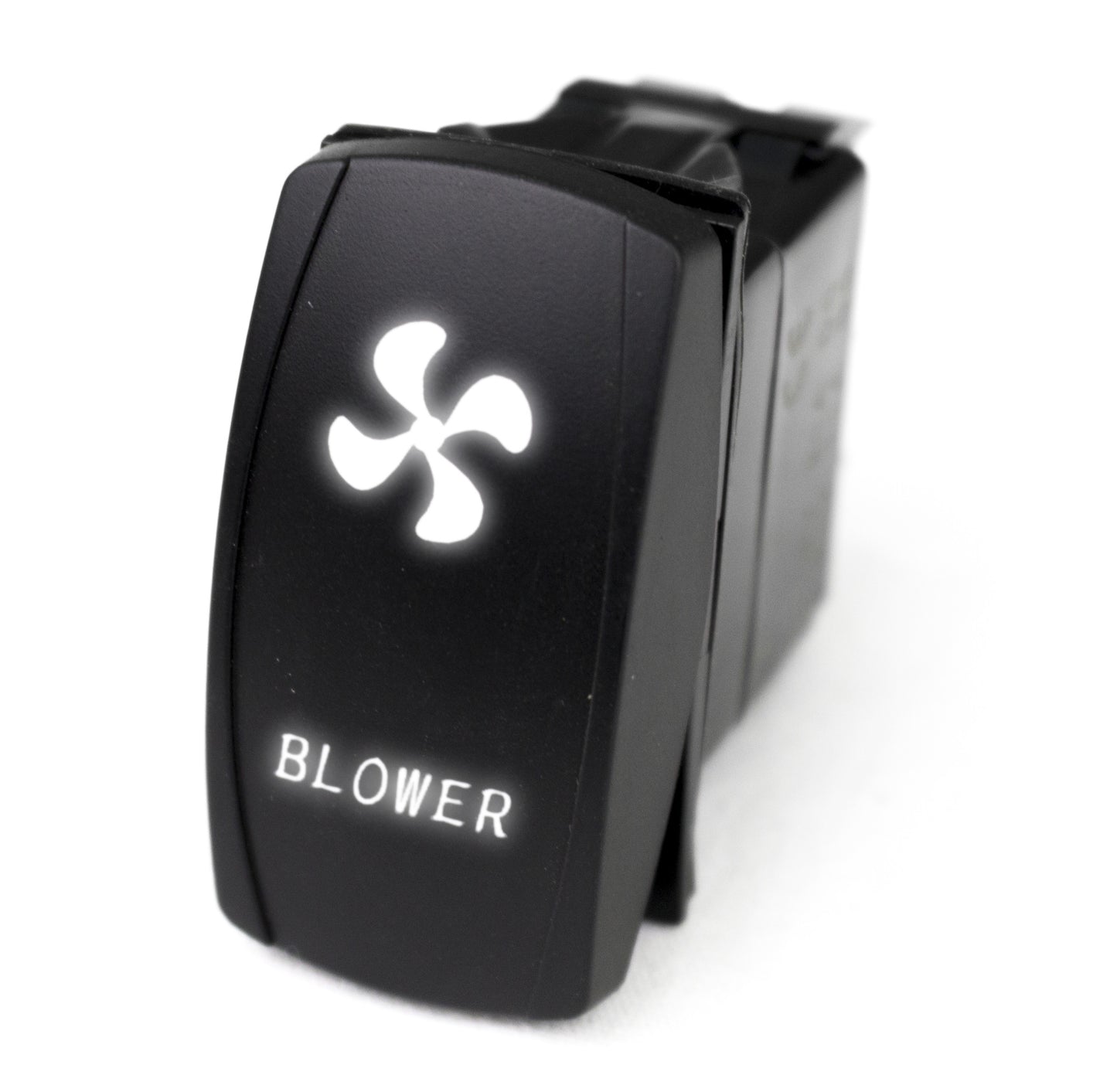 LED Rocker Switch w/ Blue or White LED Radiance (Blower)