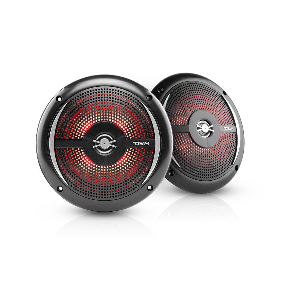 DS18 NXL-6SL Slim Marine 6.5" Speakers with LED Lights