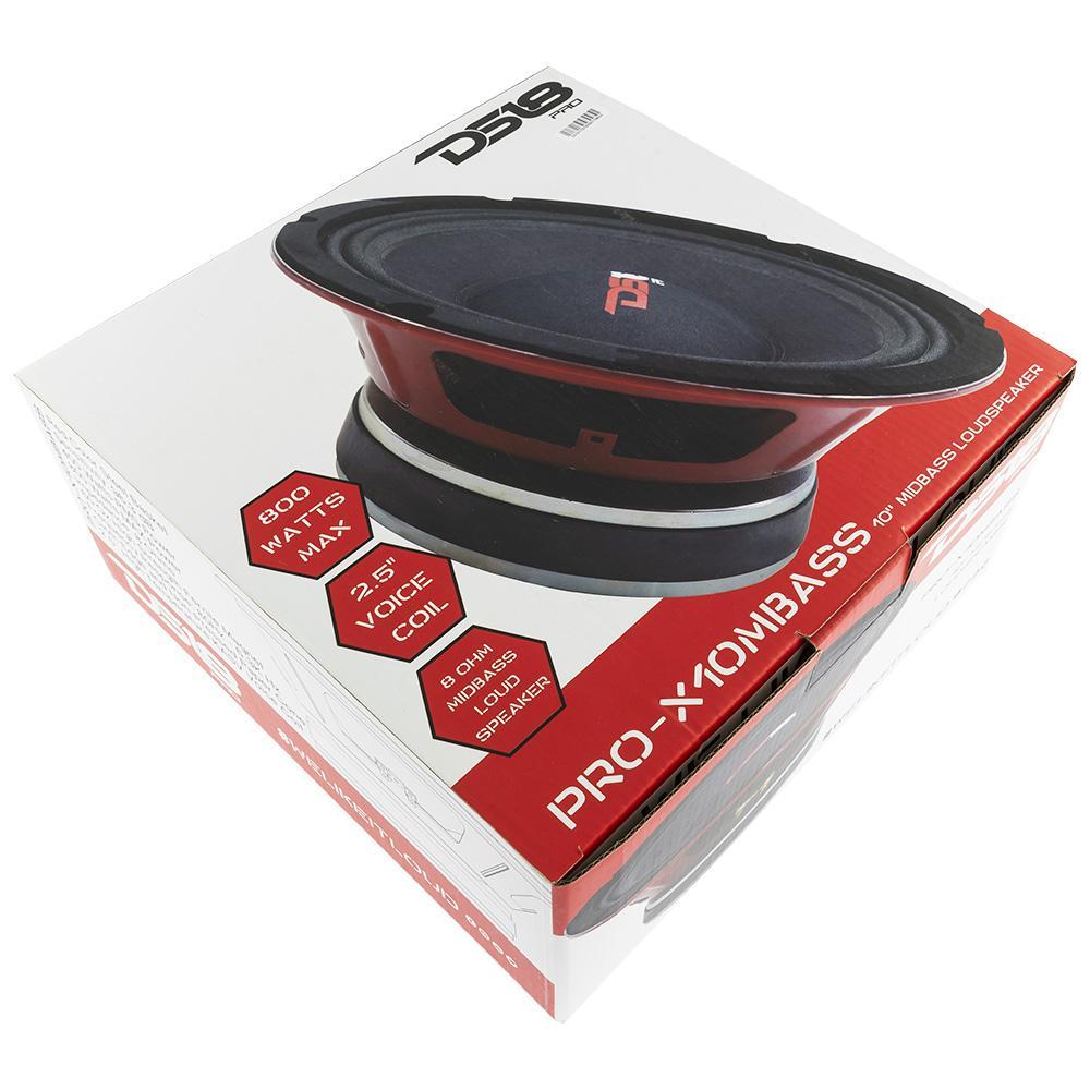 DS18 PRO-X10MBASS 10" Mid-Bass Loudspeaker 8 ohm
