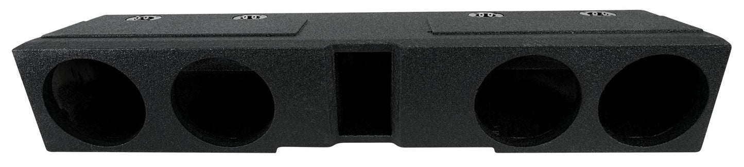 QPower QBGMCFF07408 Spray-Lined Quad 8" Box for 2007-Up Chevy GMC Crew Cab