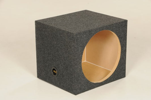 QPower HD112 Individual Sealed 12" Carpeted Subwoofer Box
