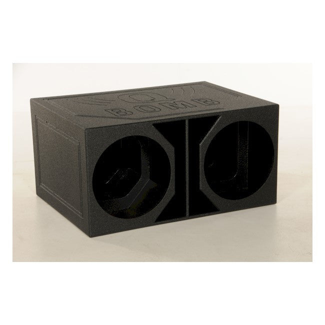 QPower QBOMB15VL Spray-Lined XL Dual Vented 15" Subwoofer Box