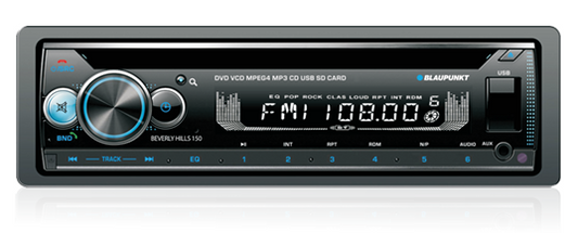 Blaupunkt BEVERLYHILLS150 Single-Din CD Player with Bluetooth