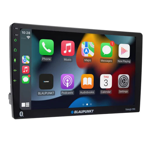 Blaupunkt RALEIGH910 10.1″ Double-Din Receiver with Wireless Apple CarPlay and Android Auto