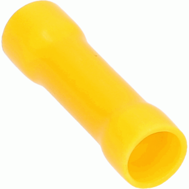Metra YVBC4 Vinyl Butt Connectors 4 Gauge Yellow