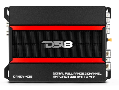 DS18 CANDY-X2B 2-Channel Compact Class D Amplifier 800W