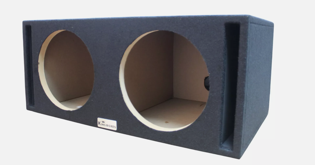 King Boxes D12DSV Dual Vented 12" Subwoofer Box