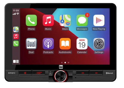 Dual DCPA813 8″ Receiver with Wireless Apple CarPlay and Android Auto