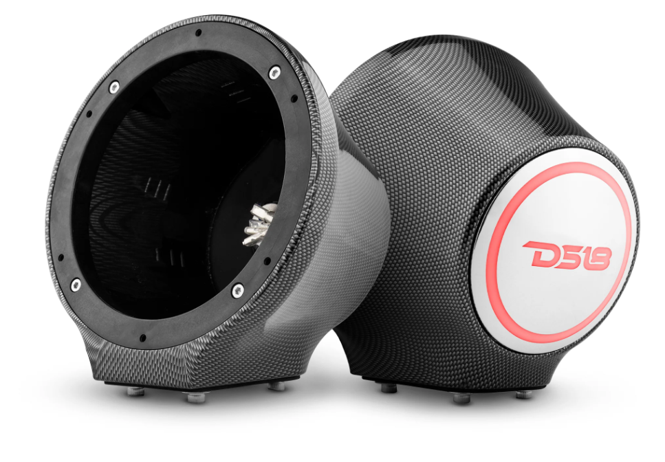 DS18 EN-JS6 Universal 6.5" Flat Mount Speaker Pods with RGB Lights - Multiple Colors