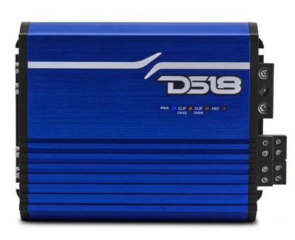 DS18 FRP-1.2K4 Class D Full Range 1200W RMS 4-channel Amplifier