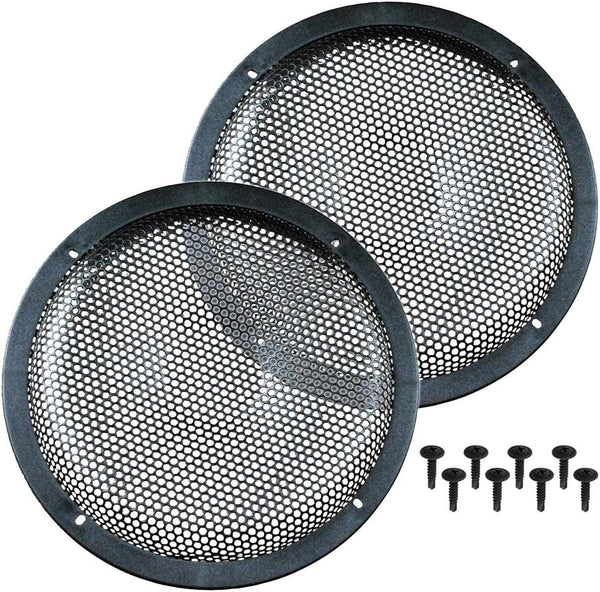 QPower GRILL12DELUXEKIT 12" Metal Subwoofer Grill Pair