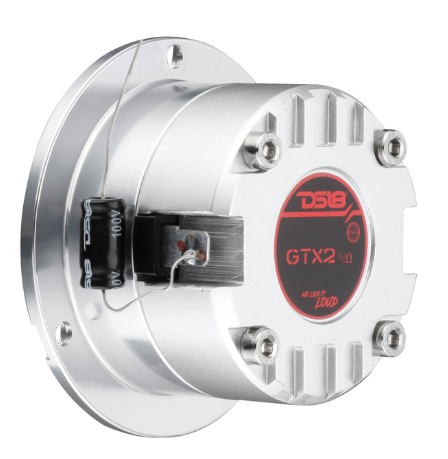 DS18 GTX2 3" Super Bullet Tweeter with Neodymium Magnet -Silver or Black