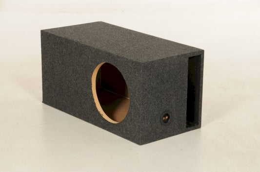 QPower HD1V12L Single Vented Xtra Large 12" Carpeted Speaker Box