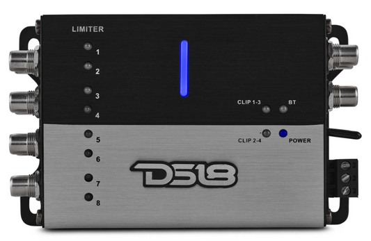 DS18 I48DSP 4 Channel In to 8 Channel Out DSP with Bluetooth and App Control