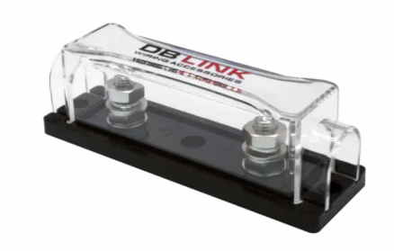 DBLink NANLFH2X ANL Fuse Holder with 4/8 Ga Ring Terminal Connections