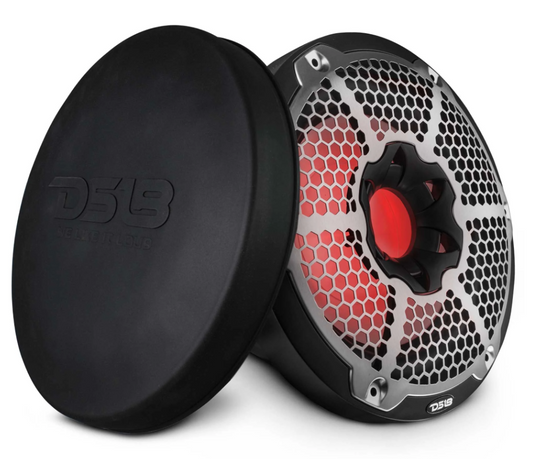 DS18 NXL-10SUB 10" Marine Subwoofer w RGB LED Lights -White or Black