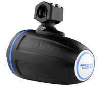 DS18 NXL-XDT/BK Marine/Powersports 7" Driver Tower with RGB LED lights