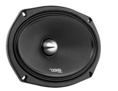 DS18 PRO-HY69.4B 6x9 Full-Range 2-Way Loudspeaker - 250W RMS, 4-Ohm, Car Audio