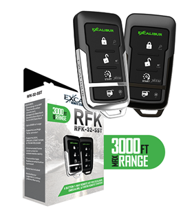 Omega Remote Display Omega RFK-32-SST 4-Button One-Way Remote Kit – Factory Direct Car Audio