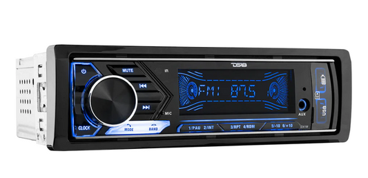 DS18 SDX1 Single-Din Mechless Radio with Bluetooth