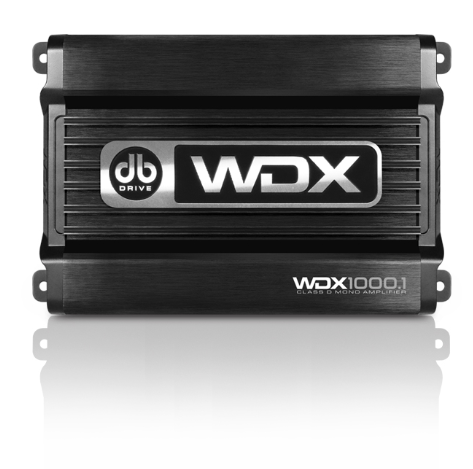 DB Drive WDX 1000.1 1000W 1-Channel Amplifier 1 ohm stable