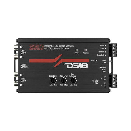 DS18 2CLC 2-Channel Line Output Converter with Digital Bass Enhancer