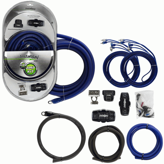 Install Bay AK01 Amp Kit 1/0 Gauge with Mini-ANL and ANL Fuse Holder