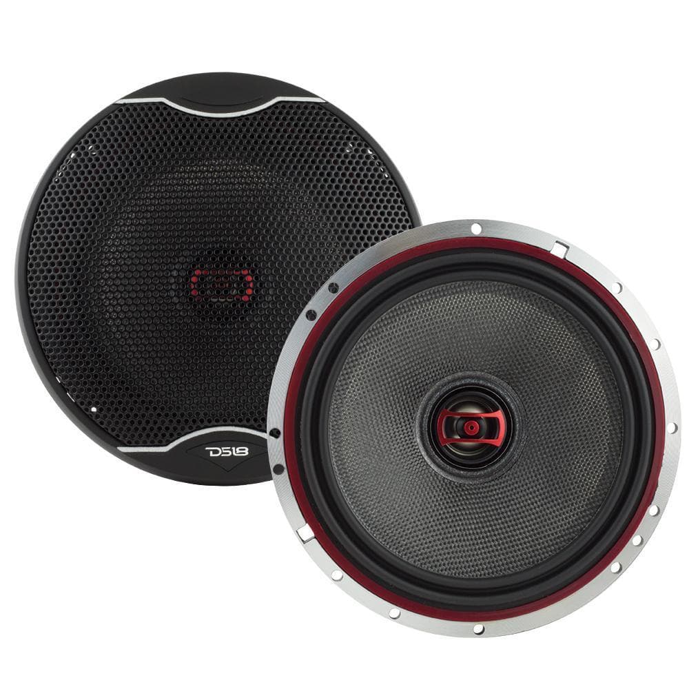 DS18 EXL-SQ6.5 6.5" 2-Way 3 Ohm Coaxial Speakers