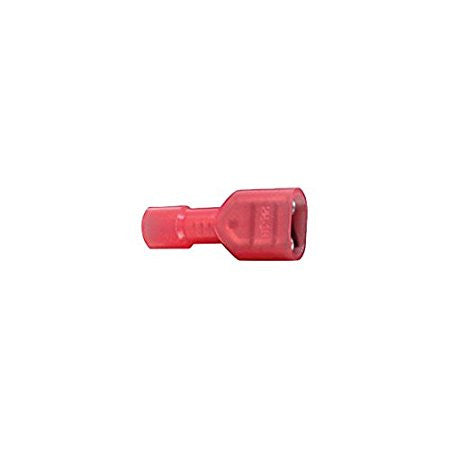 FD250NFR Nylon Fully Insulated Female Quick Disconnects 22/18 Gauge Red