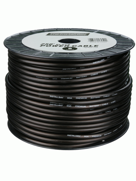 Install Bay IBGN08-250 8 Gauge Power Cable 250 ft