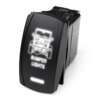 LED Rocker Switch w/ Blue or White LED Radiance (Bumper Lights)