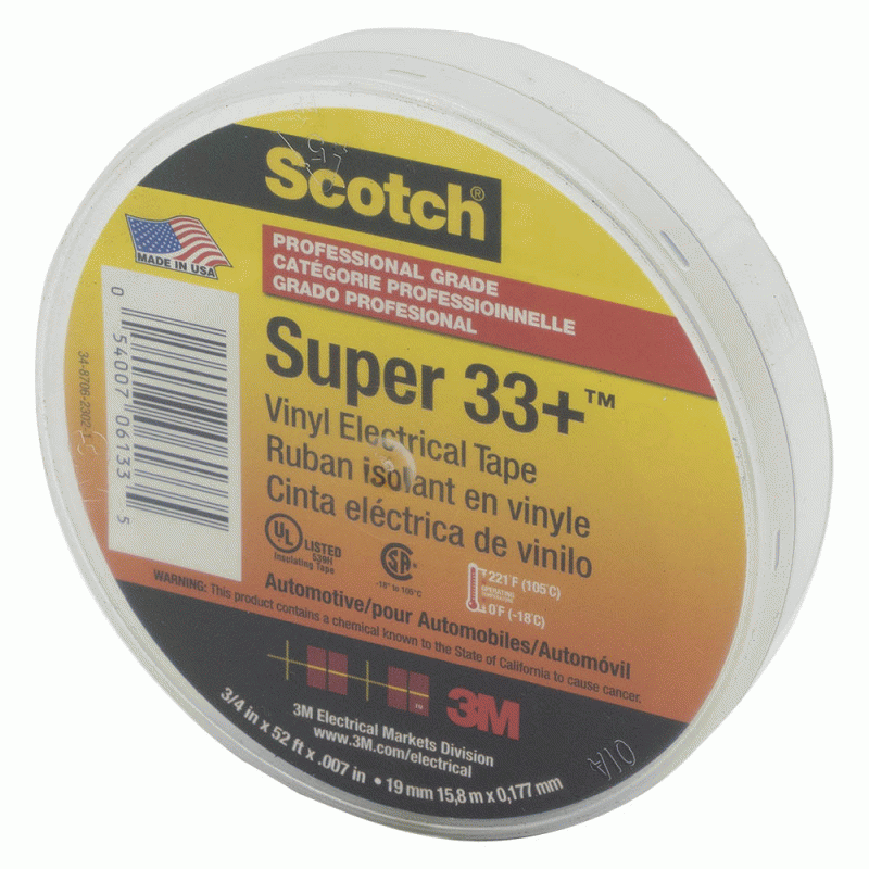 3M SUPER33+ Premium Electrical Tape Bulk Pack or Individual – Factory ...