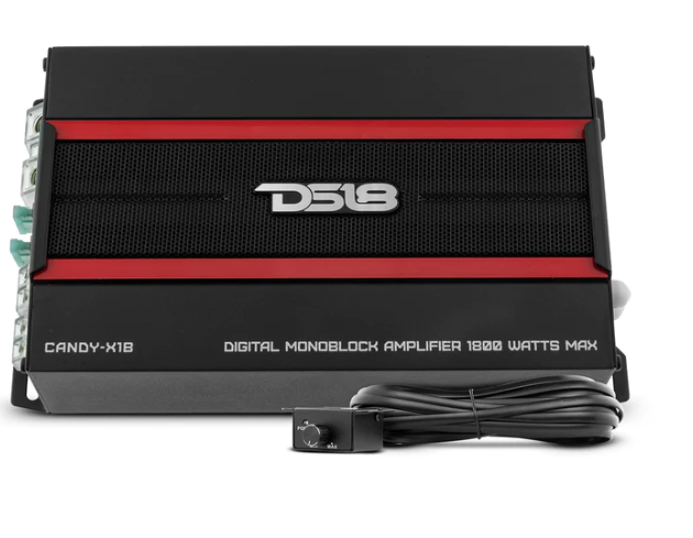 DS18 CANDYX1B 1-Channel Compact 1800W Max Amplifier