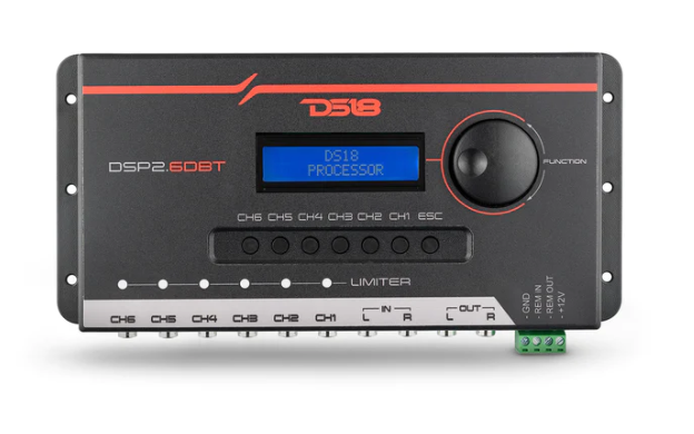DS18 DSP2.6DBT 2 Channel In to 6 Channel Out DSP with Bluetooth