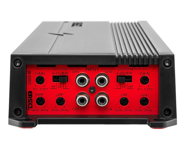 DS18 G3600.4D Class D Full Range 3600W 4-channel Amplifier