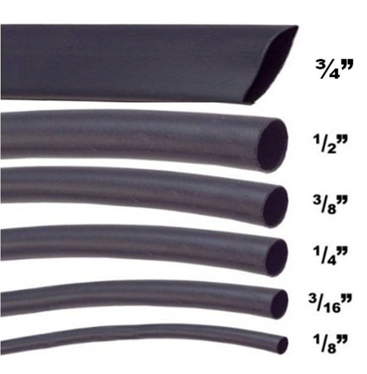XScorpion Heat Shrink Tubing, 4ft Long, Various Diameters Available