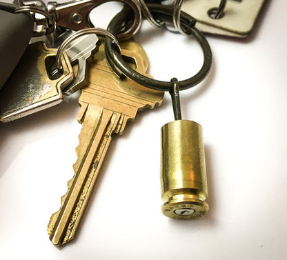 Hollow Point Grenade Pin Key Ring