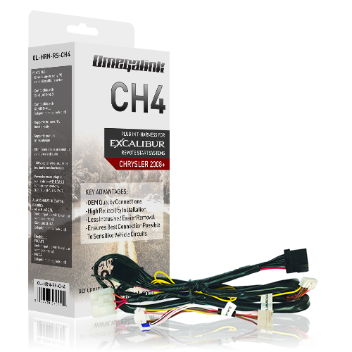 Omega OL-HRN-RS- Vehicle Specific T-Harnesses for Remote Start/Security Systems