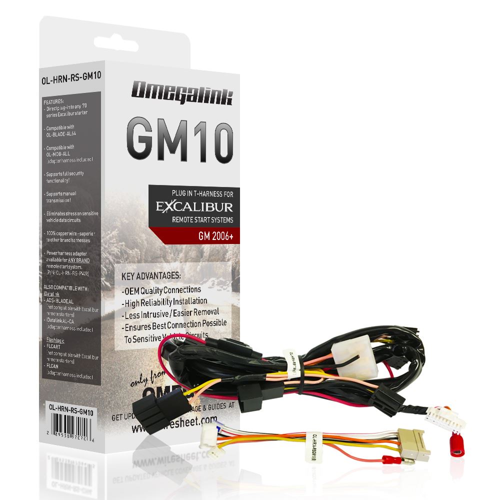 Omega OL-HRN-RS- Vehicle Specific T-Harnesses for Remote Start/Security Systems