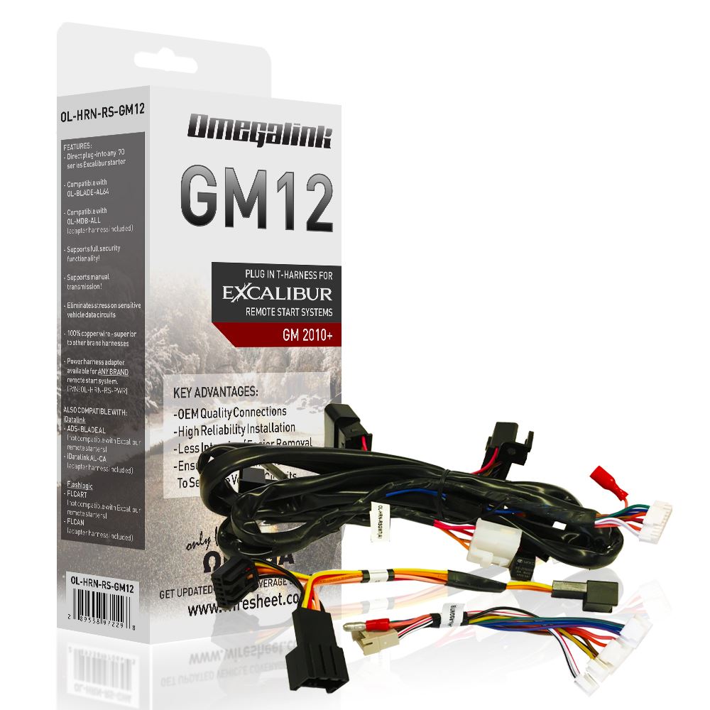 Omega OL-HRN-RS- Vehicle Specific T-Harnesses for Remote Start/Security Systems