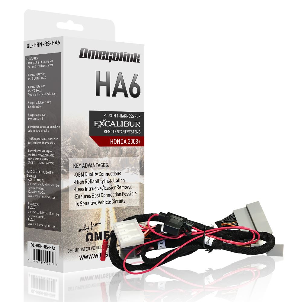 Omega OL-HRN-RS- Vehicle Specific T-Harnesses for Remote Start/Security Systems