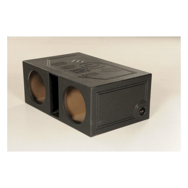 QPower QBOMB12VL Spray-Lined XL Dual Vented 12" Subwoofer Box