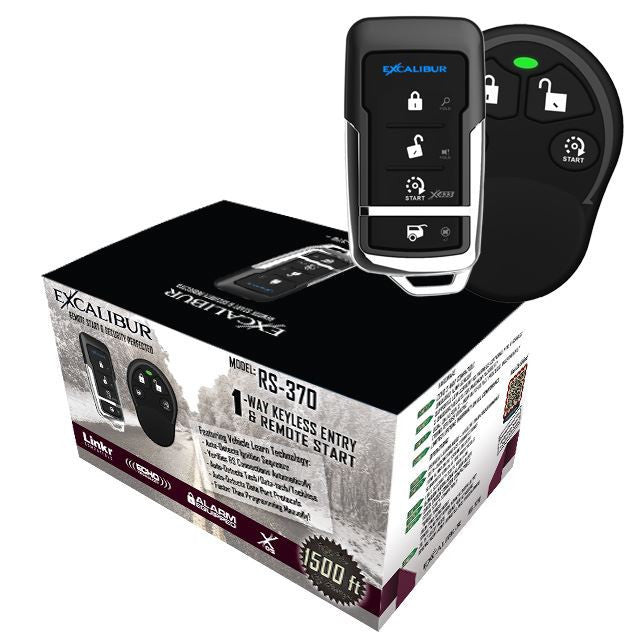Omega Excalibur RS370 1-Way Remote Start, Security, and Keyless Entry