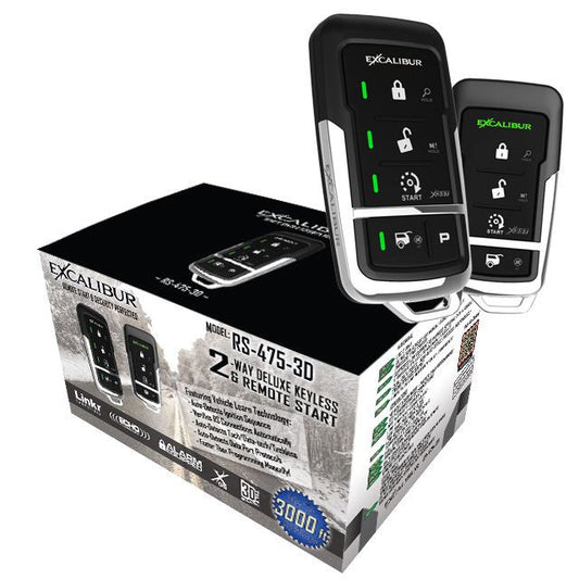Omega Excalibur RS4753D 2-Way Remote Start, Security and Keyless Entry