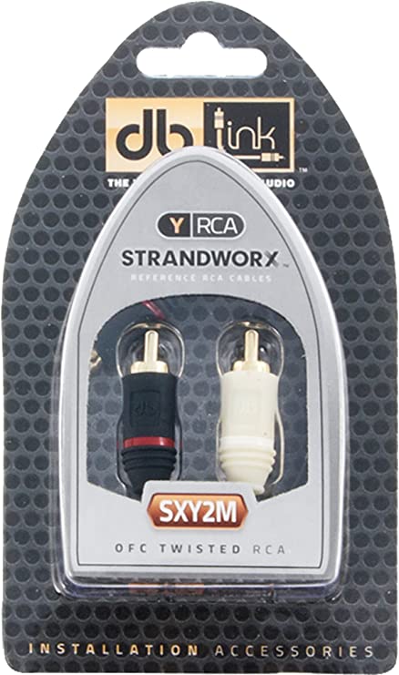 DBLink SXY2M Strandworx RCA 1-Female to 2-Male Splitter